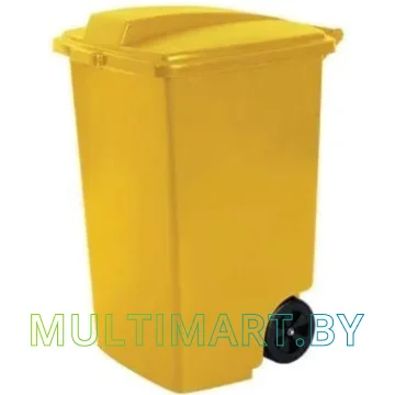 Контейнер для мусора Curver Refuse Bin (100 л, желтый)